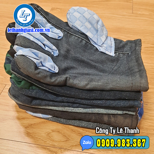 bao tay vải jean cỏ thật sự đáng quan tâm ? vải jean