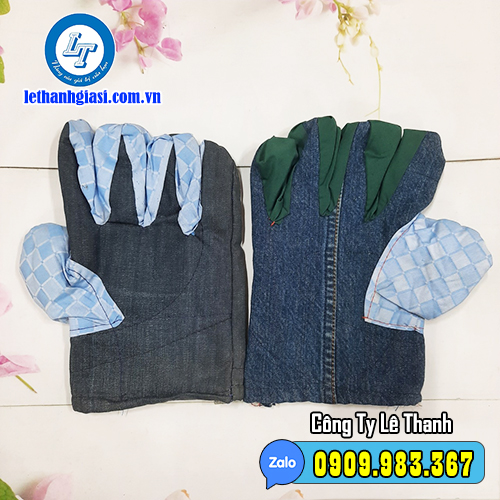 bao tay vải jean cỏ thật sự đáng quan tâm ? vải jean