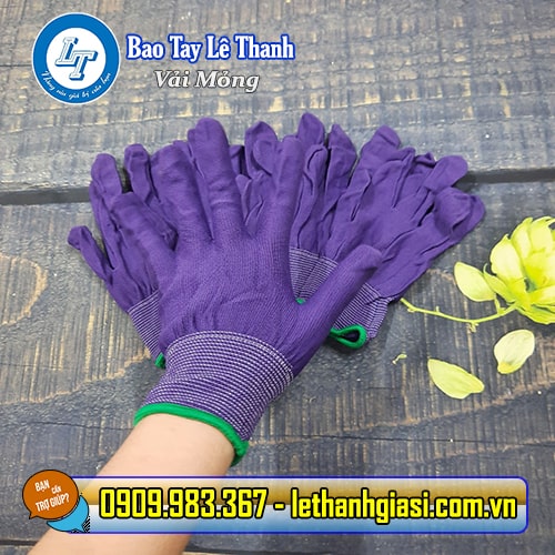 Bao tay vải mỏng đủ size, đủ màu gt vải mỏng