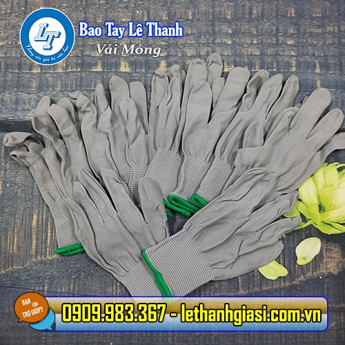 Bao tay vải mỏng đủ size, đủ màu gt vải mỏng
