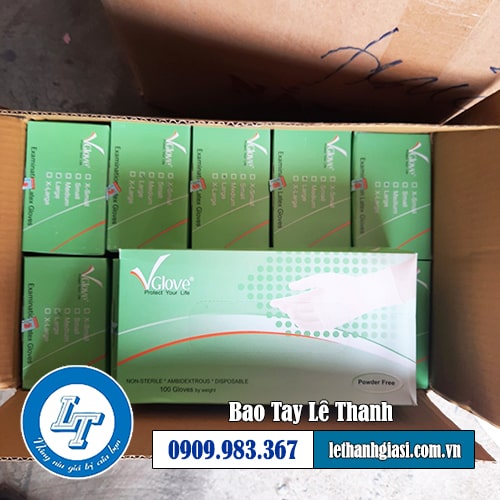 Găng tay y tế vgloves không bột chất liệu mũ kem ly tâm tự nhiên Găng tay y tế vgloves không bột chất liệu mũ kem ly tâm tự nhiên