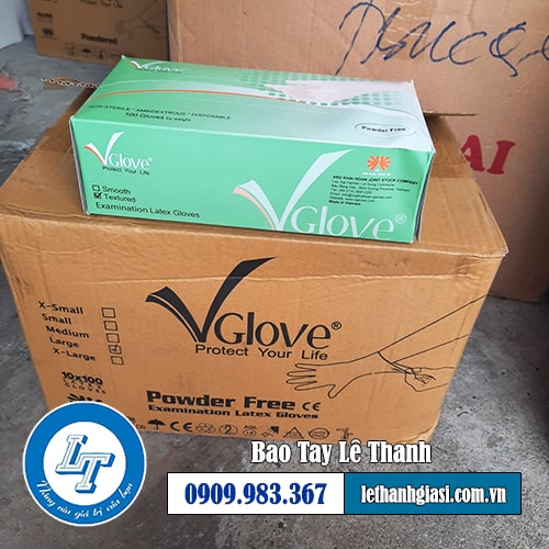 Găng tay y tế vgloves không bột chất liệu mũ kem ly tâm tự nhiên Găng tay y tế vgloves không bột chất liệu mũ kem ly tâm tự nhiên