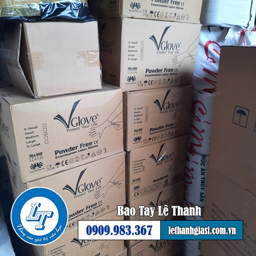 Găng tay y tế vgloves không bột chất liệu mũ kem ly tâm tự nhiên Găng tay y tế vgloves không bột chất liệu mũ kem ly tâm tự nhiên