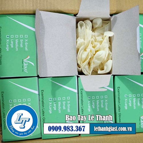 Găng tay y tế vgloves không bột chất liệu mũ kem ly tâm tự nhiên Găng tay y tế vgloves không bột chất liệu mũ kem ly tâm tự nhiên