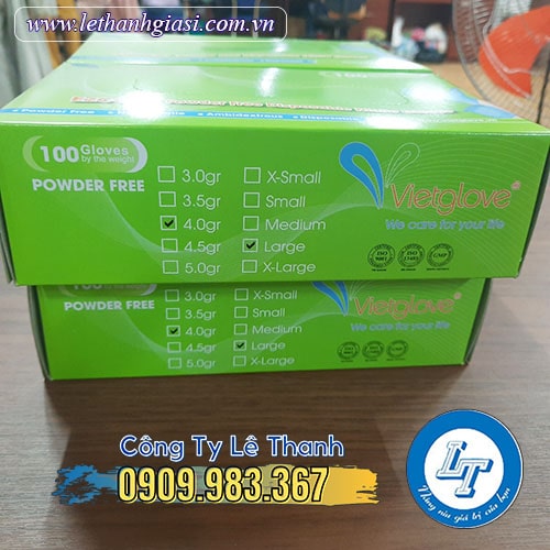 găng tay cao su Vietgloves trọng lượng 4 gram/chiếc size lớn găng tay cao su Vietgloves trọng lượng 4 gram/chiếc size lớn