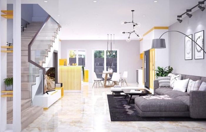 Thiết kế thi công nội thất nhà phố Q12