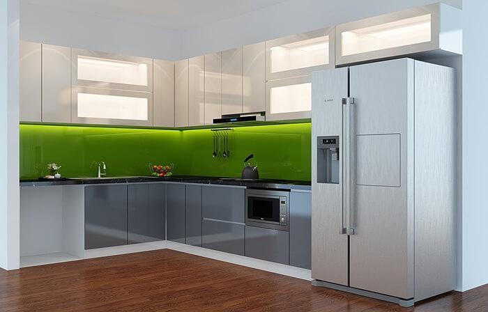 Mẫu tủ bếp đẹp dành cho căn hộ chung cư