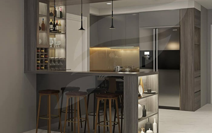 Thiết kế quầy bar hiện đại