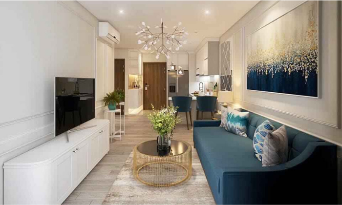 Thiết kế thi công nội thất căn hộ chung cư 1 phòng ngủ