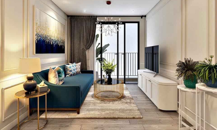 Thiết kế thi công nội thất căn hộ chung cư 1 phòng ngủ