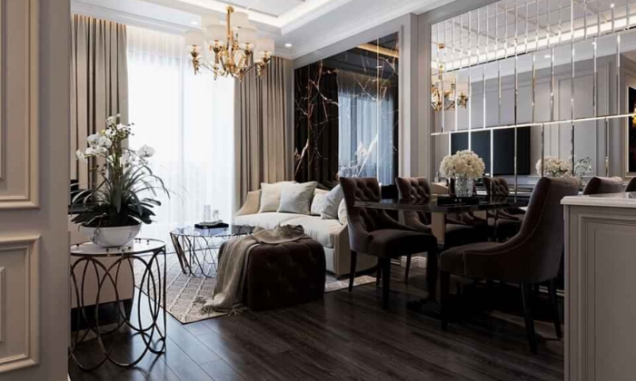 Thiết kế thi công nội thất căn hộ Mizuki