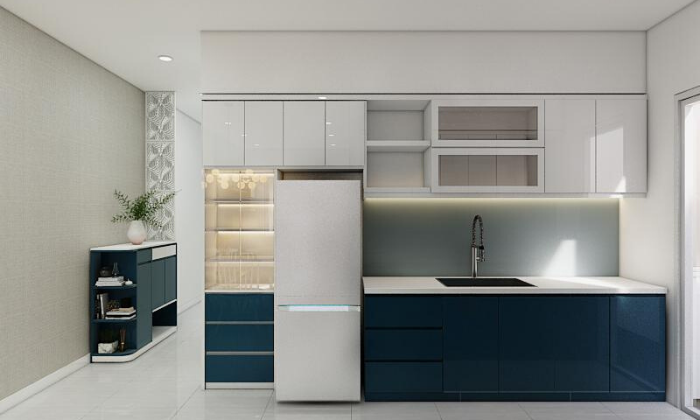 Thiết kế thi công nội thất căn hộ chung cư 1 phòng ngủ