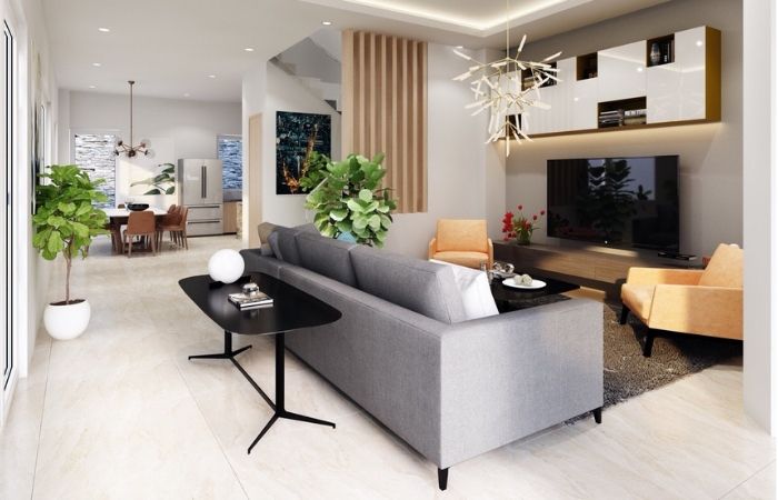 Thiết kế thi công nội thất nhà phố Q9