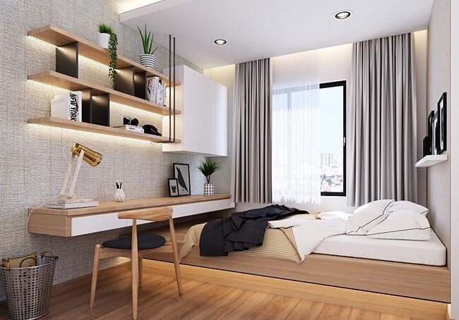 Thiết kế thi công nội thất chung cư Masteri Q2