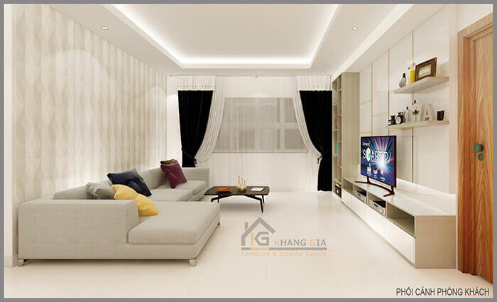 Thiết kế thi công nội thất chung cư tại quận 6 Lucky Place