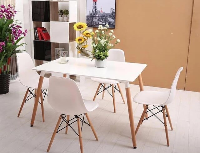 Bàn ăn hiện đại sang trọng dành cho căn hộ chung cư
