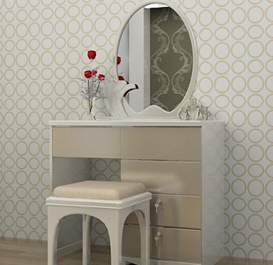 Bàn trang điểm đẹp dành cho căn hộ chung cư hiện đại