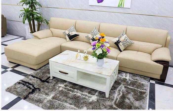 Sofa hiện đại dành cho phòng khách căn hộ chung cư
