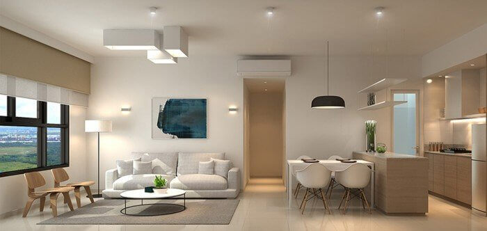 cách bày trí phòng khách sang trọng