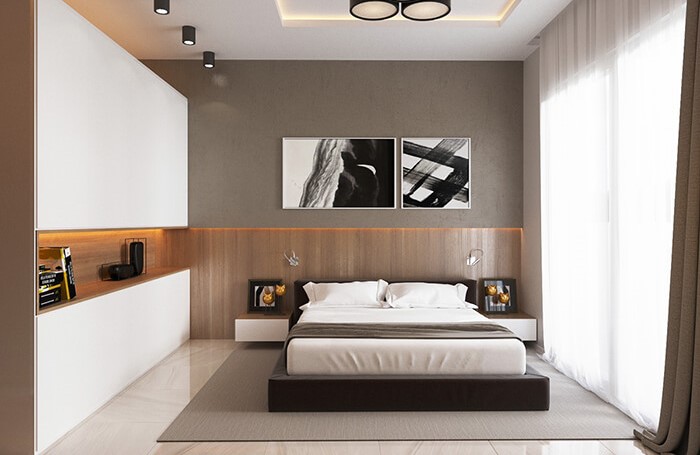 Giường ngủ gỗ công nghiệp