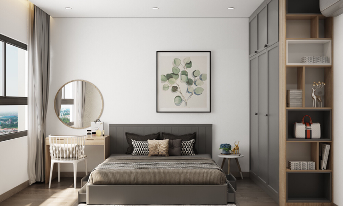 Các mẫu giường ngủ gỗ công nghiệp MDF dành cho chung cư