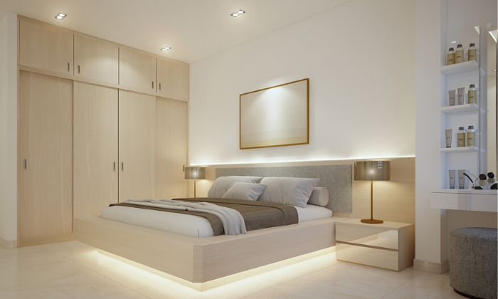 Các mẫu giường ngủ gỗ công nghiệp tuyệt đẹp dành cho chung cư
