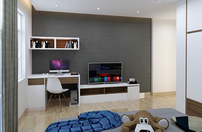 Mẫu kệ tivi hiện đại dành cho căn hộ chung cư