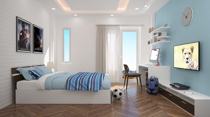 Mẫu bàn làm việc dành cho căn hộ chung cư