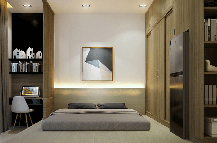 Mẫu bàn làm việc dành cho căn hộ chung cư