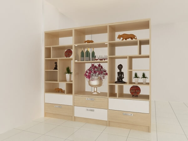 Mẫu kệ trang trí đẹp dành cho mọi không gian