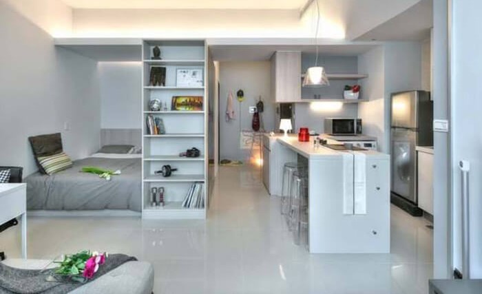 Thiết kế nội thất phòng ngủ sang trọng dành cho căn hộ