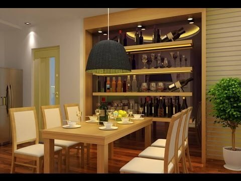 Mẫu tủ rượu hiện đại dành cho căn hộ chung cư