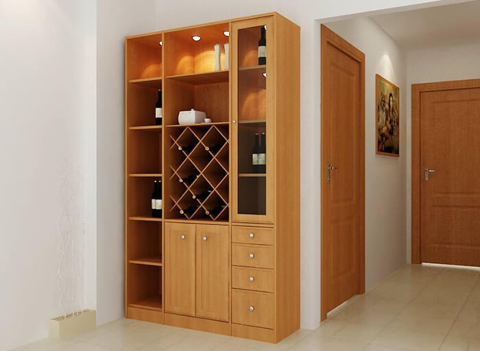 Mẫu tủ rượu hiện đại dành cho căn hộ chung cư