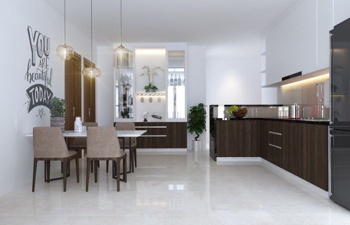 thiết kế thi công nội thất căn hộ 2 phòng ngủ