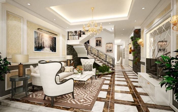 Nội thất phòng khách sang trọng