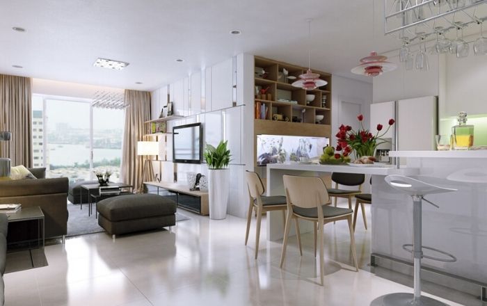 Nội thất phòng khách hiện đại