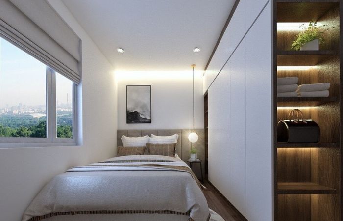 thiết kế thi công nội thất căn hộ 2 phòng ngủ