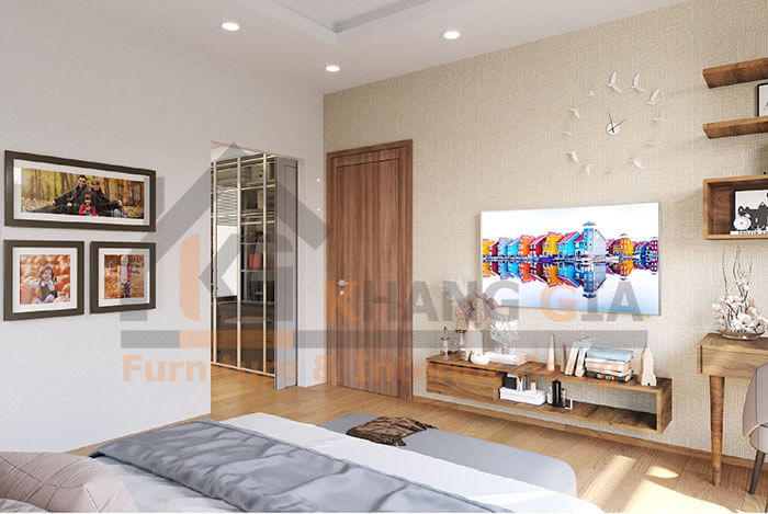 thi công nội thất biệt thự phòng ngủ