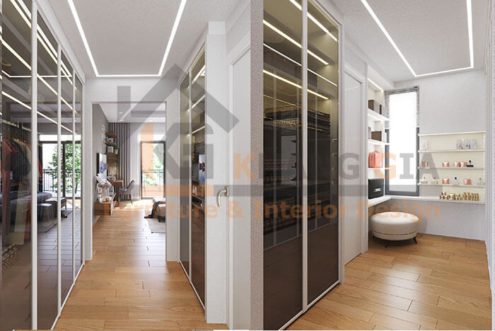 thiết kế nội thất phòng ngủ master