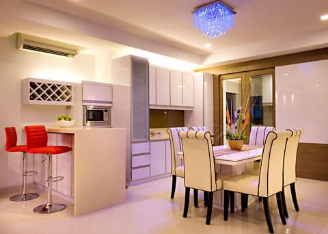 Quầy bar bếp tiện nghi cho mọi không gian