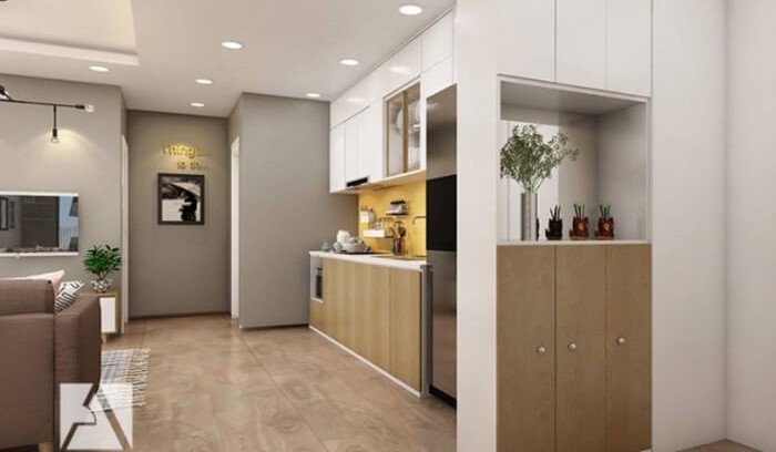 Thiết kế thi công nội thất chung cư Sky Center