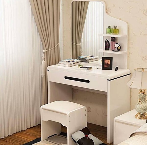 Mẫu thiết kế bàn trang điểm theo phong cách hiện đại