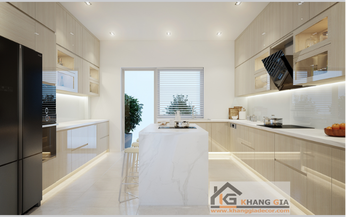 thiet ke phong bep hien dai