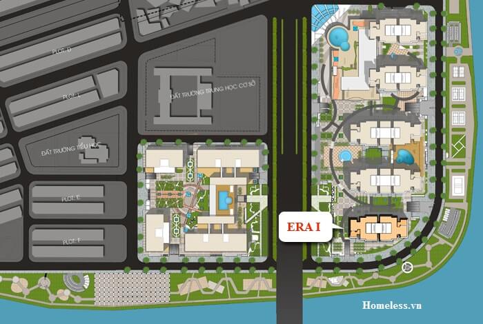 Mặt bằng căn hộ chung cư era town