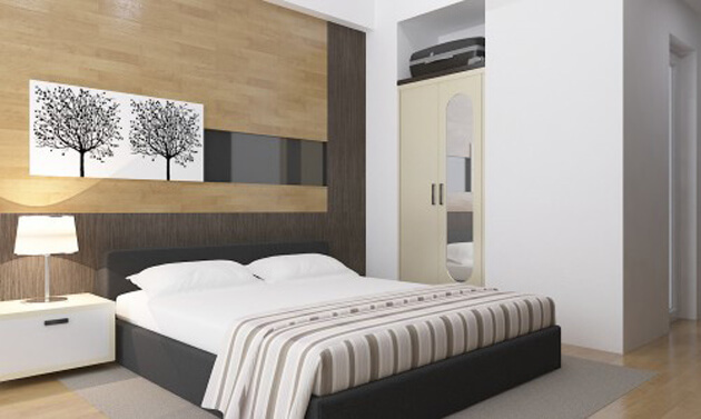 thiết kế nội thất phòng ngủ dành cho căn hộ chung cư