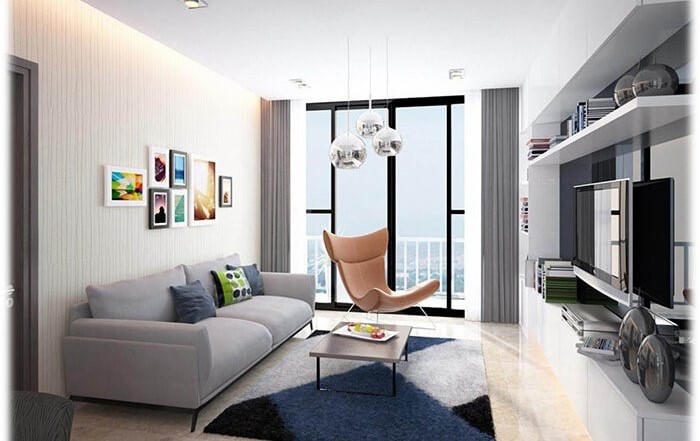 thiet ke thi cong noi that can ho 2 phong ngu Orchard