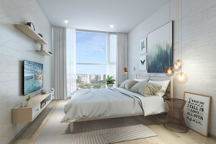 Thiết kế thi công nội thất căn hộ Sky Center