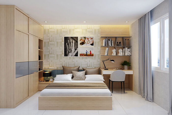 Thiết kế thi công nội thất căn hộ 3 phòng ngủ Botanica