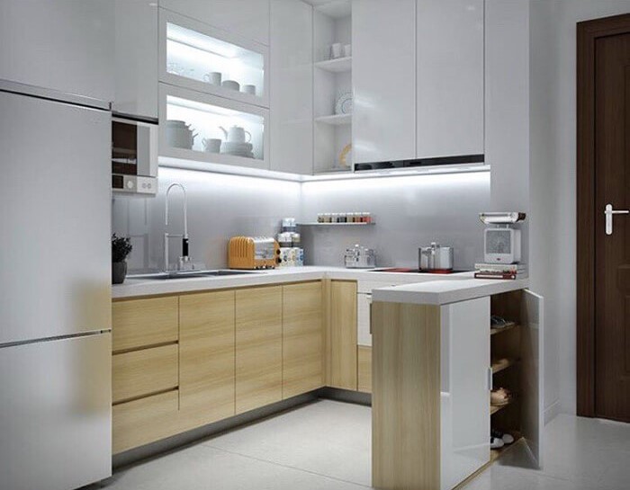 thiết kế thi công nội thất chung cư 70m2 2 phòng ngủ Botanica