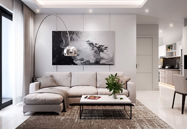 Thiết kế thi công nội thất chung cư Masteri Q2